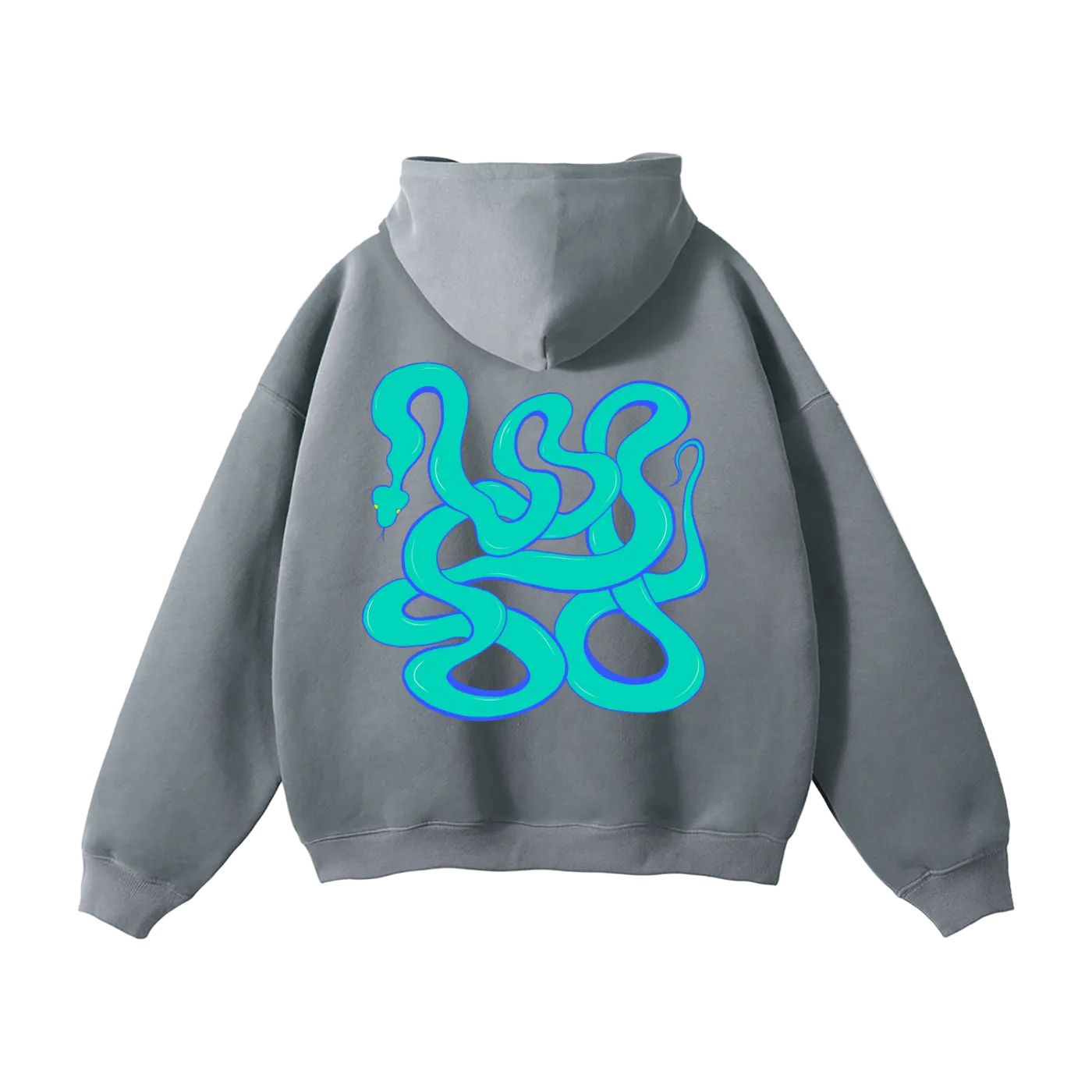 Mystic Snake Nails Hoodie- Gray