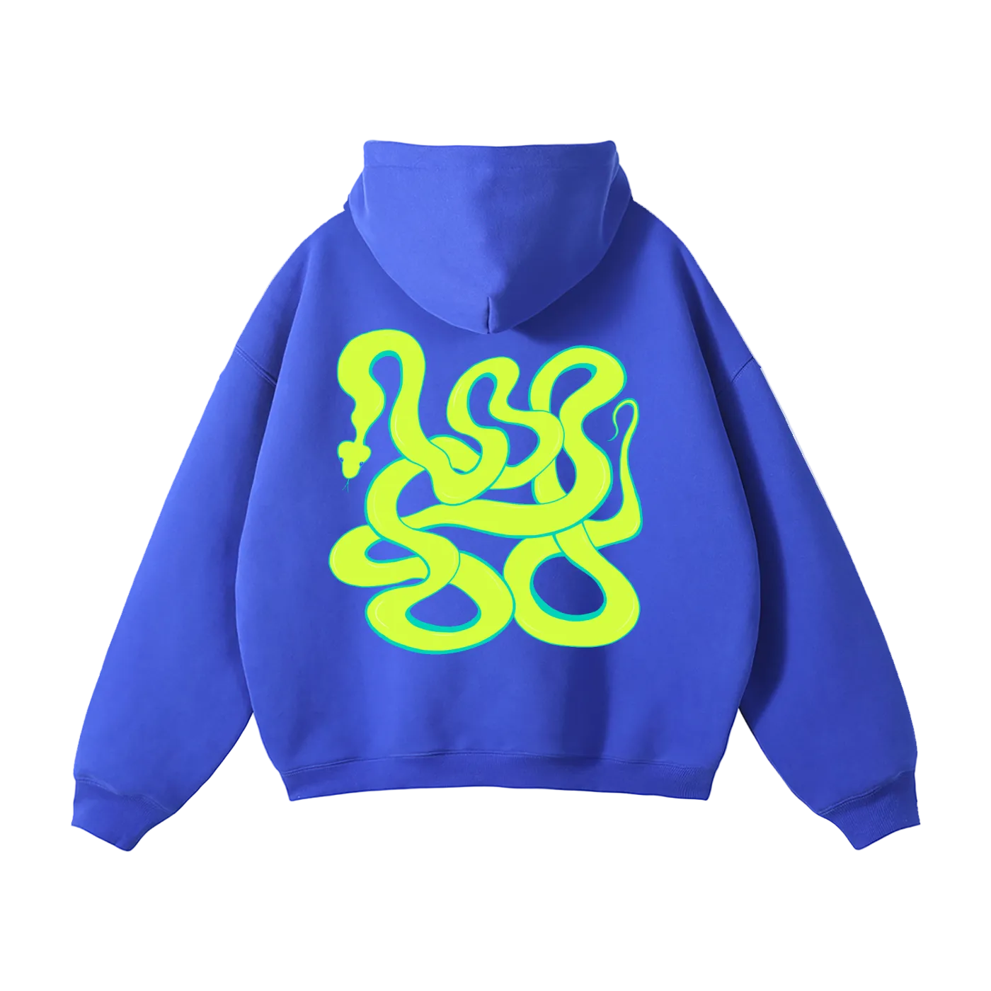 Mystic Snake Nails Hoodie- Mystic Blue