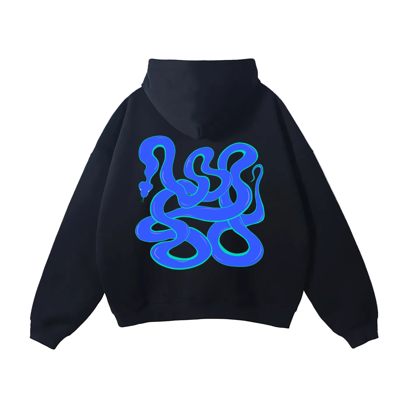 Mystic Snake Nails Hoodie- Black
