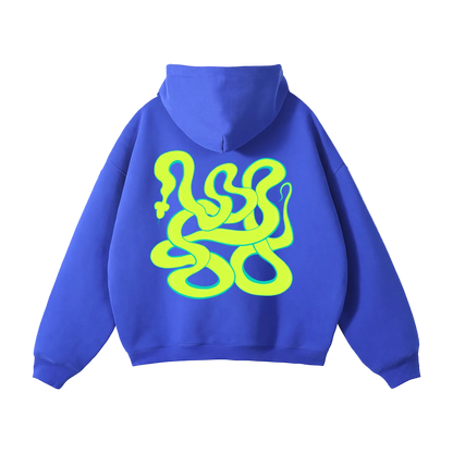 Mystic Snake Nails Hoodie- Mystic Blue